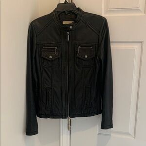 Michael Kors Black Leather Jacket